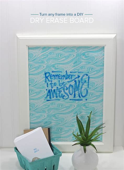 61 826 просмотров 61 тыс. DIY Picture Frame Dry Erase Board | Diy room decor for ...