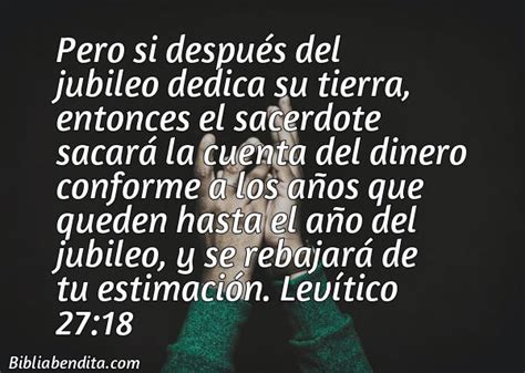 Explicación Levítico 2718 Pero Si Después Del Jubileo Dedica Su