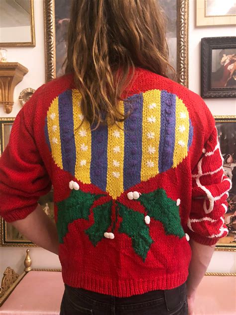 Adorable Feo Suéter De Navidad Etsy