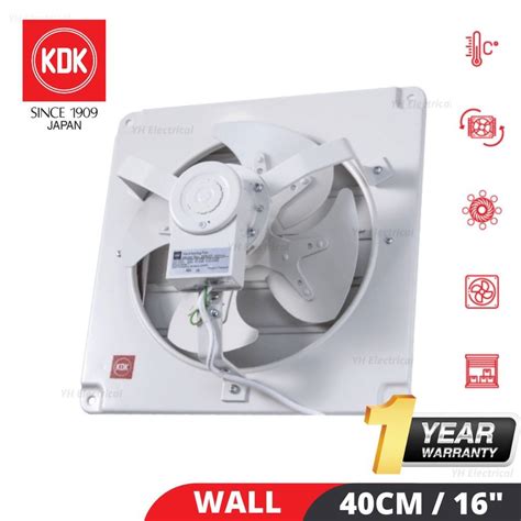 Kdk Wall Mount Industrial Ventilating Fan 40kqt 40cm 16 Inch Yong