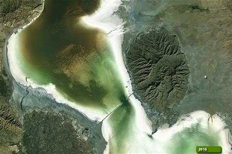 Lake Urmia Iran Image Of The Week Earth Watching