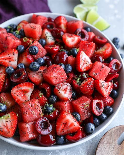Watermelon Summer Berry Salad Kalefornia Kravings