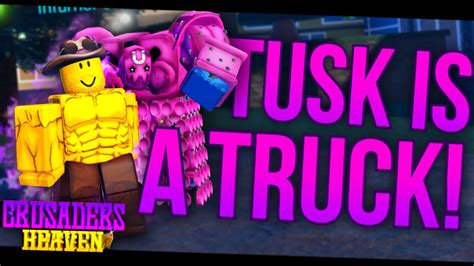 tusk act 4 is a literal truck in this roblox jojo game youtube