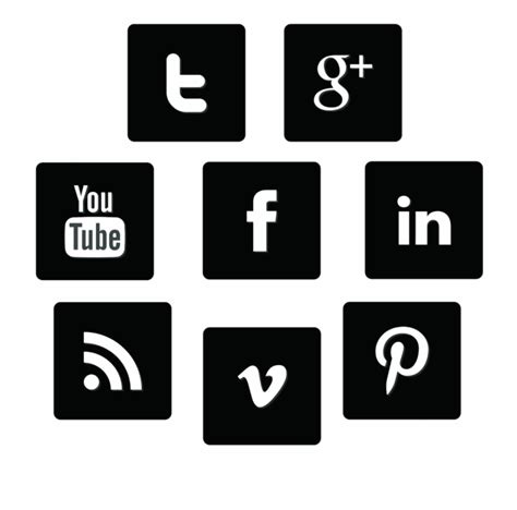 White Icon Social Media Png Social Media Logo Clip Art Library