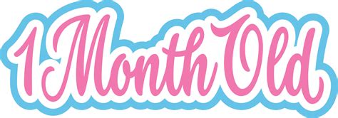 1 Month Old Scrapbook Page Title Sticker Scrapbook Pages Scrapbook