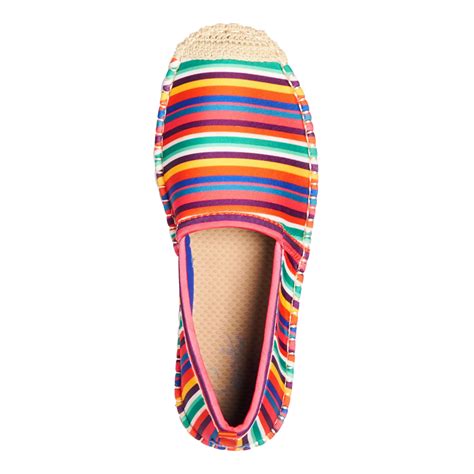 Womens Candy Stripe Espadrille The Beachcomber Sea Star Beachwear