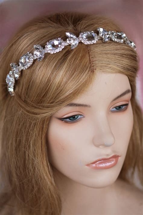 Bridal Headband Bridal Hair Piece Tiara Crown Hair Etsy
