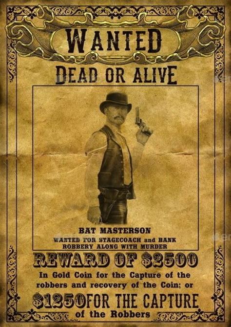 Wild West Wanted Poster Poster Template Wild West Old West Photos