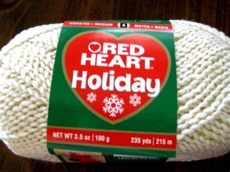 Red Heart Holiday Yarn Aran With Gold Metallic By Crochetgal