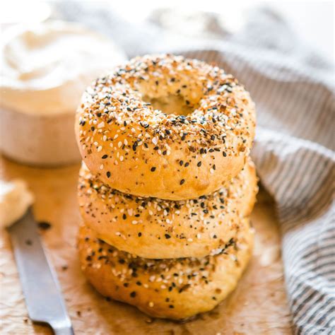 Easy Homemade Everything Bagels The Busy Baker Recipe In 2020 Everything Bagel Easy