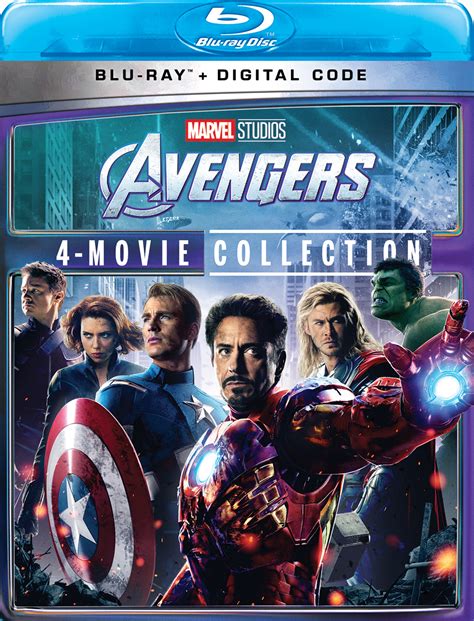 Avengers 4 Movie Collection Includes Digital Copy Blu Ray Best Buy