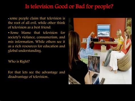 Advantage And Disadvantage Of Television