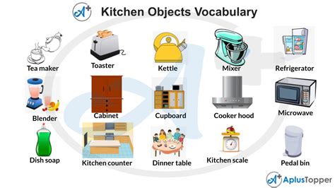 Kitchen Vocabulary List Of Kitchen Appliances And Gadgets Vocabulary
