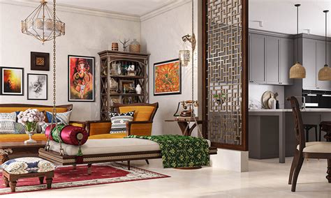 Indian Traditional Bedroom Interior Design The Rich Of Color Application And Fabrics Are The