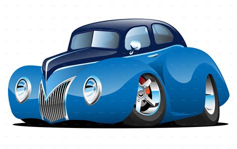Download Hotrod 39 Hotrod 39 Classic Car Cartoon Png Image With No