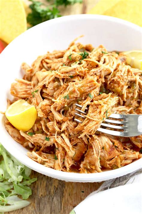 Instant Pot Shredded Chicken Mexican Style Lemon Blossoms