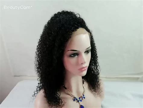 10grade 100 Virgin Real Girl Pussy Hair Afro Kinky Curly Lace Front
