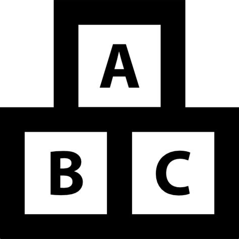 Abc Cubes For Education Icon