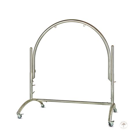 Single Arched Stainless Steel Gong Stand Up To 60150cm Gong Tone Of