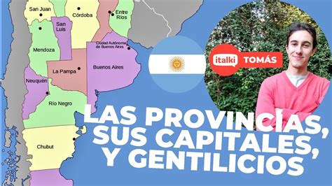 Provincias De Argentina Capitales Y Gentilicios Youtube