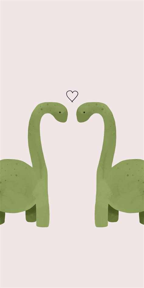 Aesthetic Cute Dinosaur Wallpaper Iphone