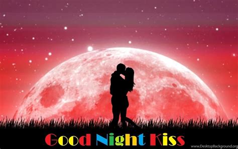 good night kiss high quality wide wallpapers desktop background