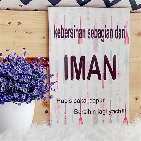 Maksud dari kebersihan adalah sebagian dari iman yaitu kebersihan lahir dan batin. Luar Biasa Poster Kebersihan Adalah Sebagian Dari Iman - Koleksi Poster