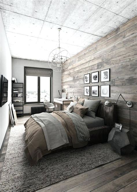 Mens Bedroom Wallpaper Masculine Geometric Masculine Modern Rustic