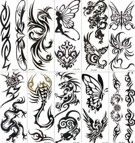 Temporary Tattoos At Home Etsy Canada Temporary Tattoo Designs