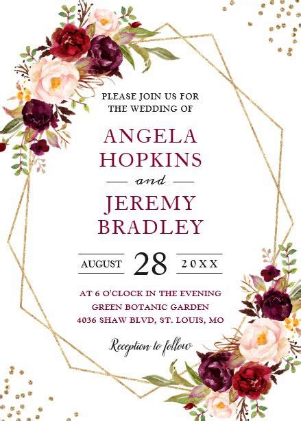 Pin On Modern Wedding Invitations