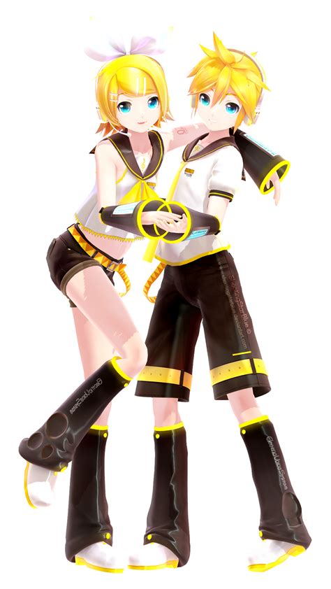 Kagamine Rin And Len Kawaii Vocaloid Mmd Amv Pinterest Lens