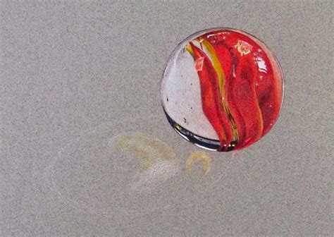 How To Draw A Realistic Marble With Colored Pencils
