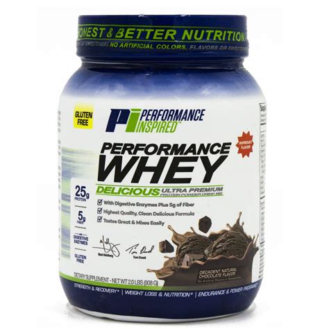 Performance Inspired Nutrition Whey Protein Powder All Natural 25g