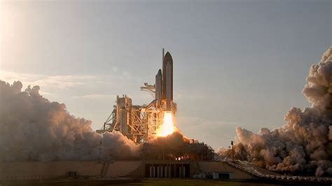 Liftoff Space Shuttle Discovery Launches On Final Voyage Space
