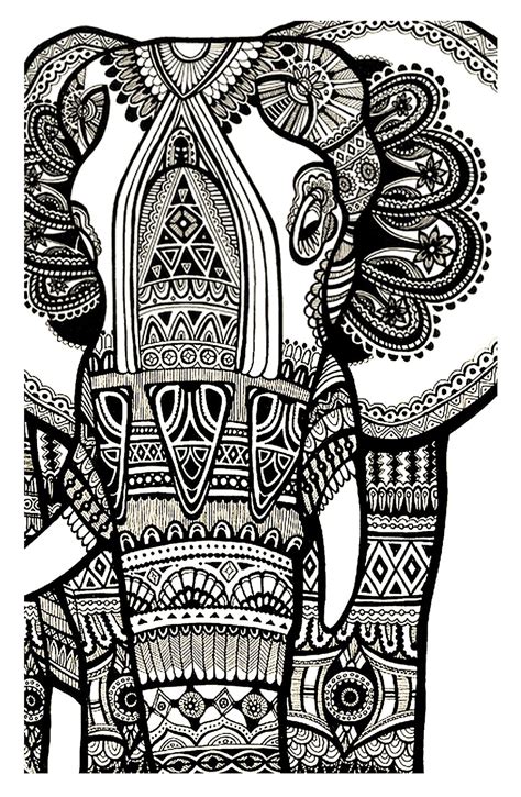 Hd Elephant Mandala Coloring Pages Photos Big Collection Free