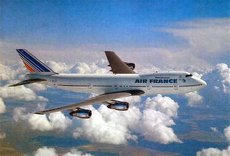 Air France Airline Boeing B747 200 Issued Postcard Air France