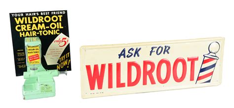 Choose from contactless same day delivery, drive up and more. Lot Detail - LOT OF 2: WILDROOT HAIR TONIC DISPENSER AND SIGN.