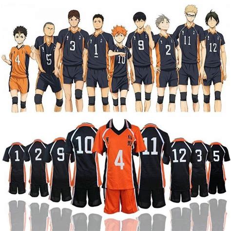 Haikyuu Karasuno Volleyball Club Uniform Nakama Store Haikyuu