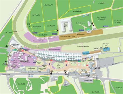 Royal Ascot Site Map To Make Sure You Dont Waste Time Getting Lost