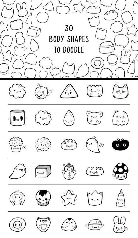 How to draw mountains | mountain doodles for beginners. Pic Candle | 30 Doodle Character Body Shapes. | Doodles ...