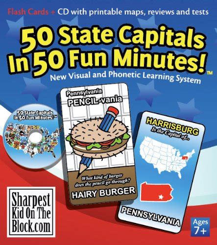 50 State Capitals Flashcards Shark Tank Products