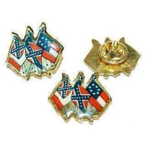 3 Csa Flags Pin Confederate Lapel Pin