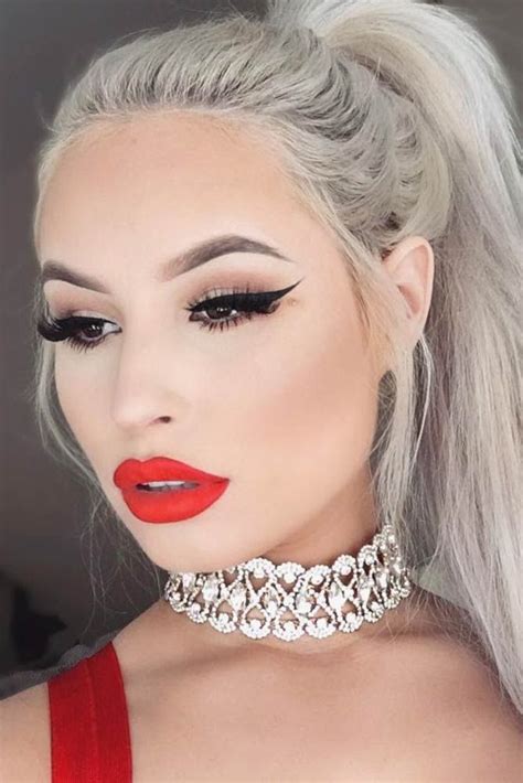 48 Red Lipstick Looks Get Ready For A New Kind Of Magic Red Lipstick Looks Red Lipstick