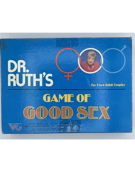 Dr Ruths Game Of Good Sex 1985 Usedgamesca