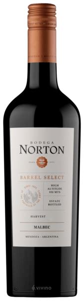 2021 Bodega Norton Barrel Select Malbec Vivino Us
