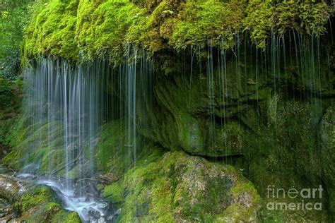 Moss Covered Waterfall Photograph By Juergen Wiesler Fine Art America