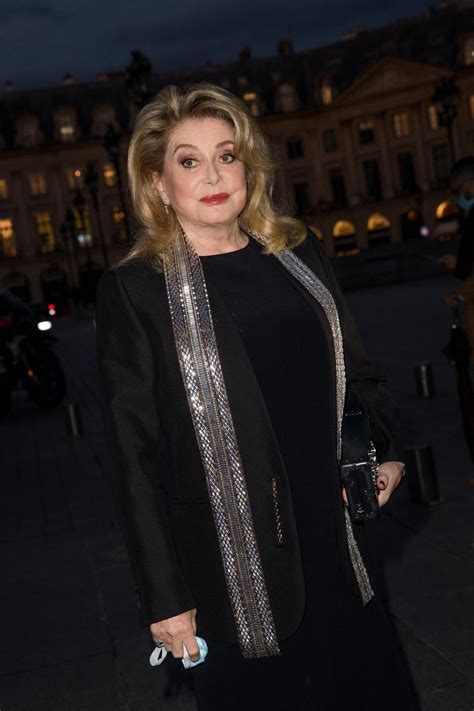 Catherine deneuve is one of the most respected french actresses known for her gallic beauty as well as for her roles in films by some of the world's prominent directors. CATHERINE DENEUVE Arrives at Louis Vuitton Stellar Jewelry ...
