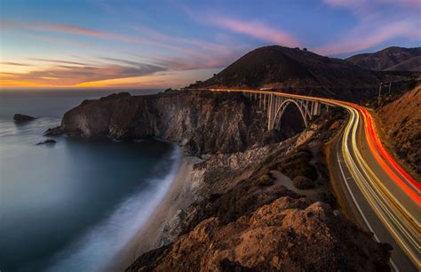 Pacific Coast Highway Long Exposure By Kurt Bartolome