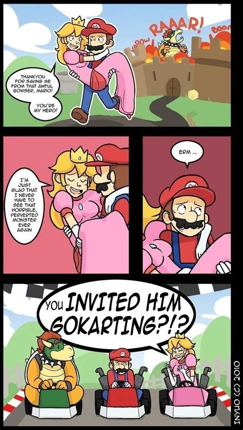 I Always Thought It Was Peach Who Invited Him Video Game Logic