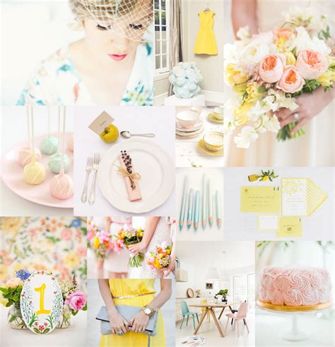 Pastel Wedding Colors Elizabeth Anne Designs The Wedding Blog
